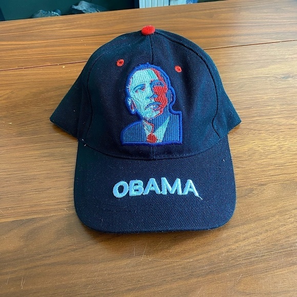 Barrack Obama USA President Mural Hat - Picture 1 of 4